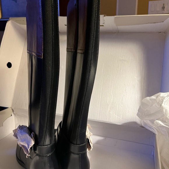 BANDOLINO “TALL” BLK/BRN Multi-LEATHER 🐎Jimani Riding Boots NEW w/or without Box - Picture 14 of 16